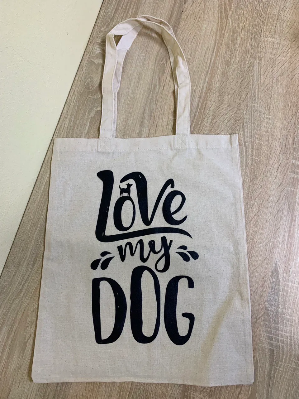 Екосумка Love my dog 35*7*35см/7 (малюнок в асорт. для собаки) бавовна