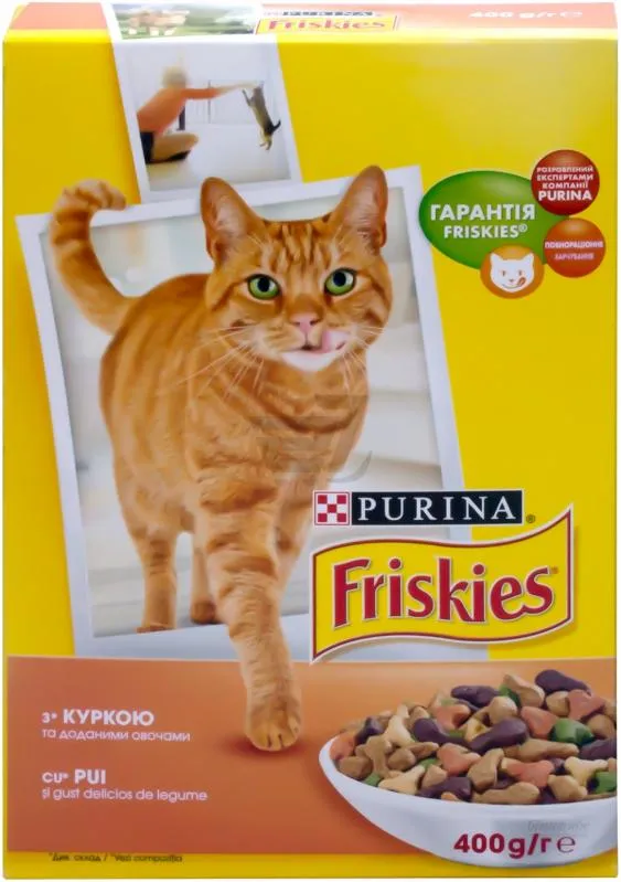 Friskies для котів (курка&овочі), 400 г