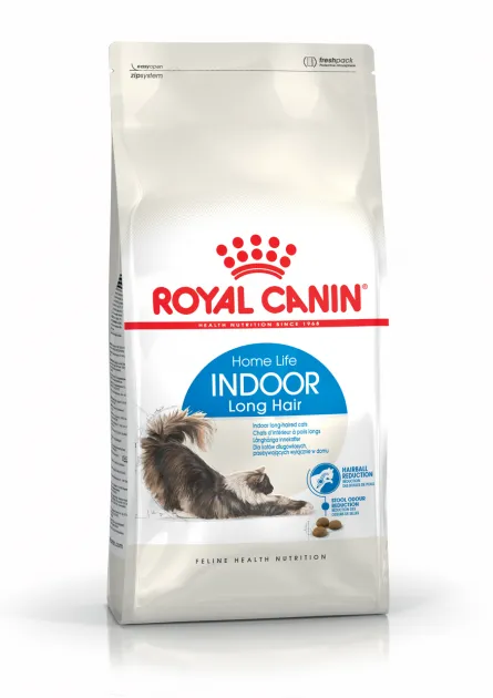 Royal Canin, Indoor Long Hair сухий корм для дорослих котів з довгою шерстю 0,400кг