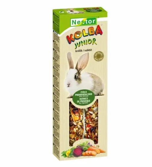 Nestor Junior Крекер для кроликів (овочі, сіно, кульбаба, зелень) 115г 2шт. 3492