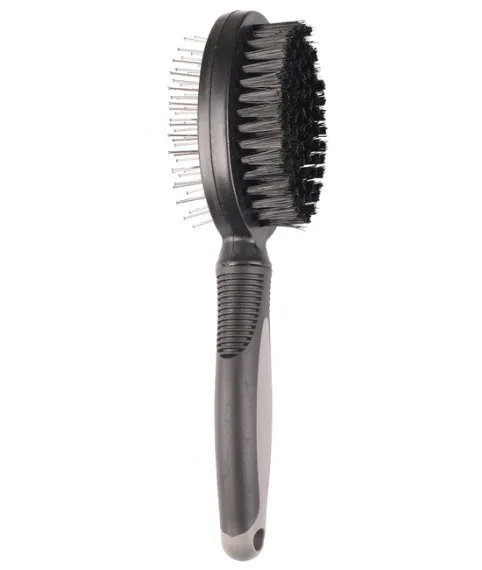 517723 Щітка Flamingo Comfort двостороння 2в1 для собак S 21*5.4см