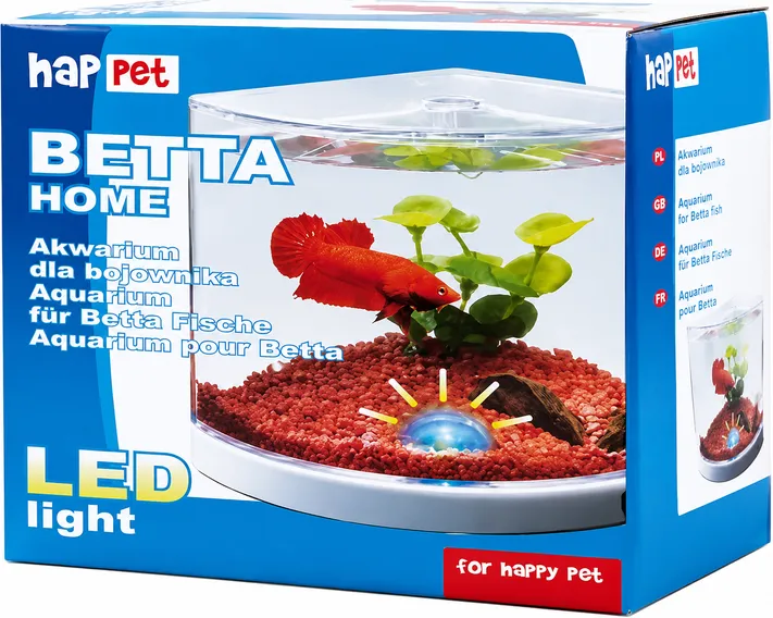 Пластиковий кутовий акваріум для півника Betta Tank T-10 H061 - фото 2, характеристики, купити в «Живий Куток»