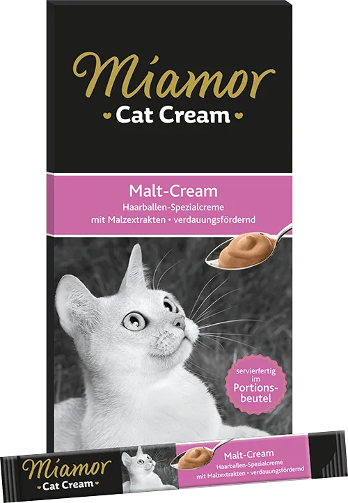 15813 Мальт-паста-крем Miamor Cat Cream з ефектом виведу шерсті Malt-Cream 1*15г