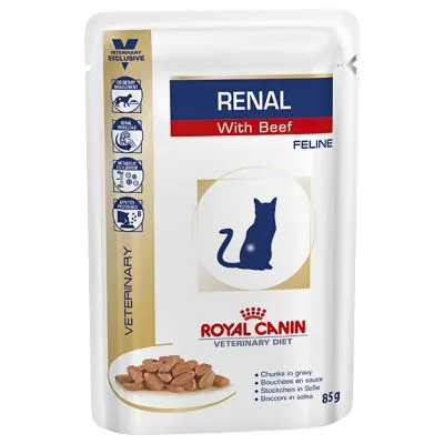 Royal Canin Renal Feline пауч для котів (яловичина), 85 г