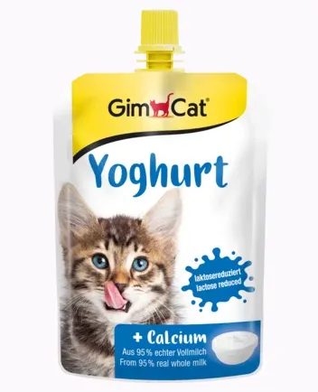 Кремові ласощі для котів GimCat Йогурт 150г