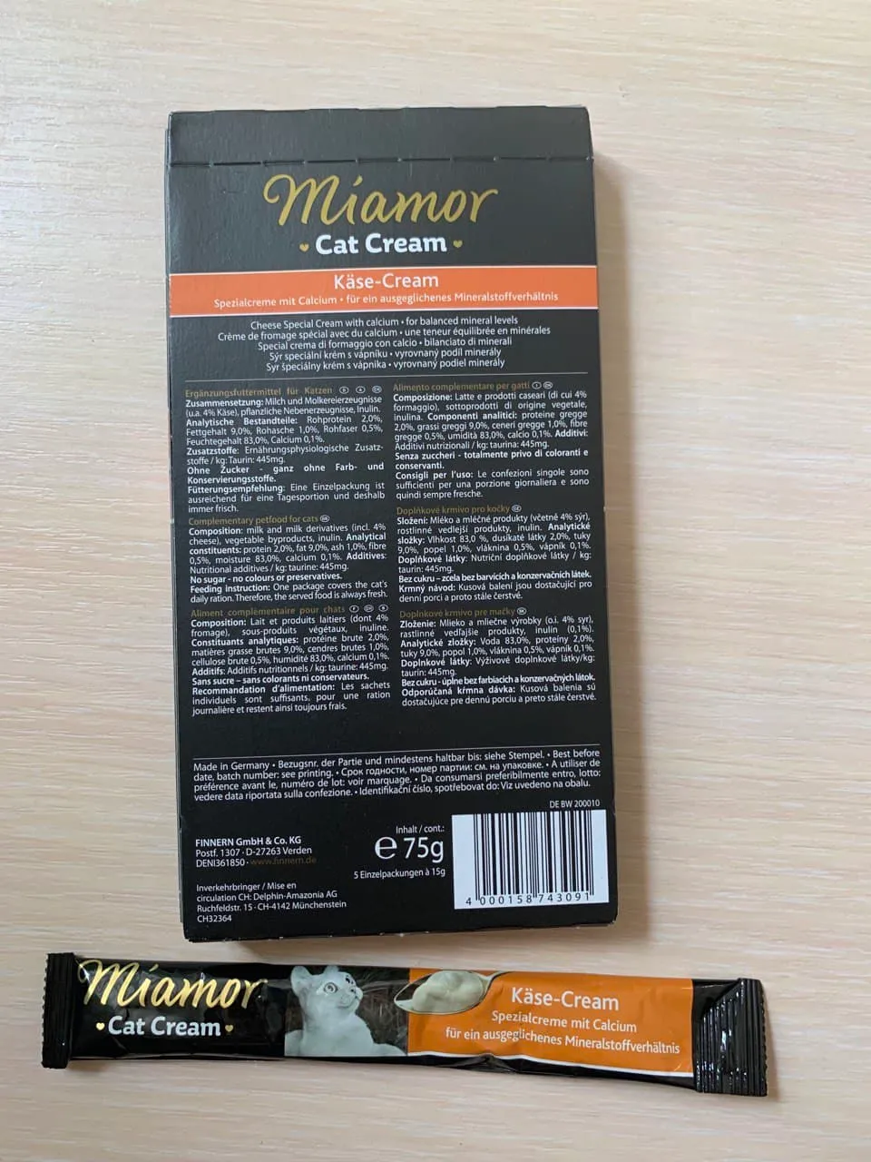 743091 Сирна паста-крем для котів Miamor Cat Cream
