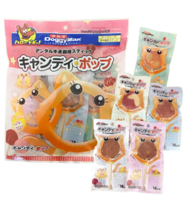 Ласощі для собак Doggy Man Delicious Lollipop Чупа-чупс в асортименті 18г Z0186