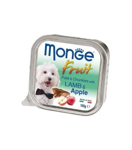 Корм для собак MONGE Fruit Lamb/Apple ягня/яблуко 100г