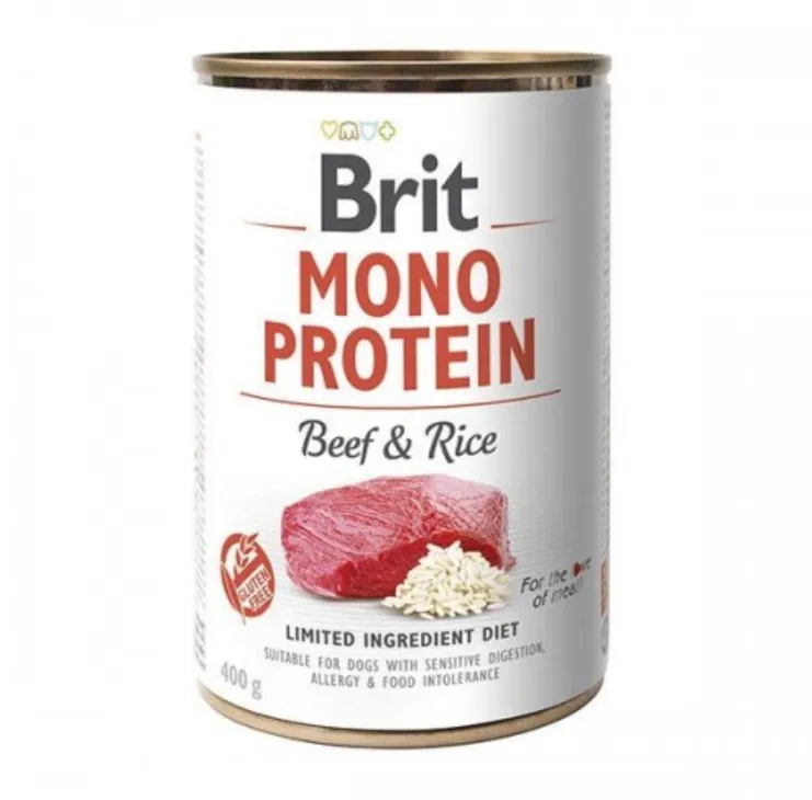 Brit Mono Protein Dog 400g яловичина та темний рис