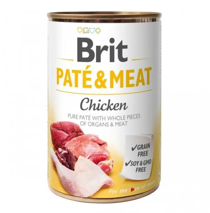 Brit Care Pate & Meat Dog 400g курка