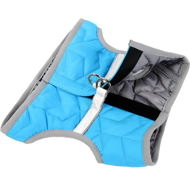 29382 Шлея м'яка AiryVest One XS2 блакитна - фото 2, характеристики, купити в «Живий Куток»