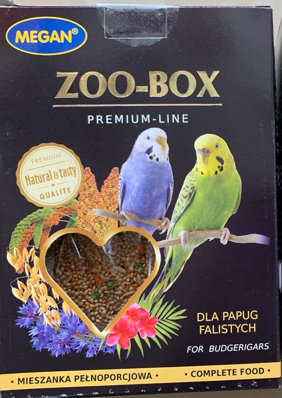 Корм Меган Zoo-Box хв/папуги 750гр 12707