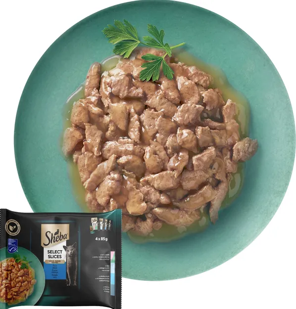 Sheba POU Асорті з риби в соусі 4*85г