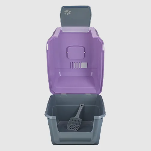 Туалет закритий під наповнювач AnimAll фіолетовий CNR-143 52*37*48см