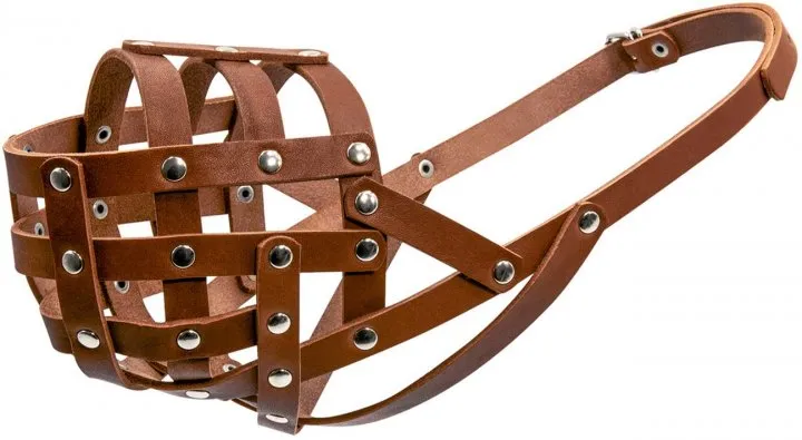 06316 Намордник м'який "CoLLaR" №4 (ротвейлер кобель) коричневий