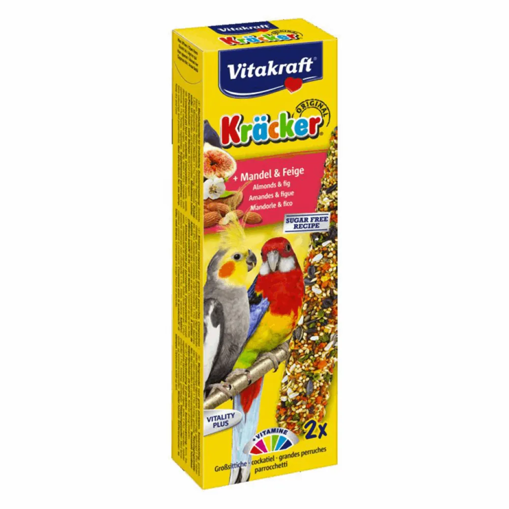 Ласощі Vitakraft Kracker для великих австралійських папуг фруктовий 2шт 21289
