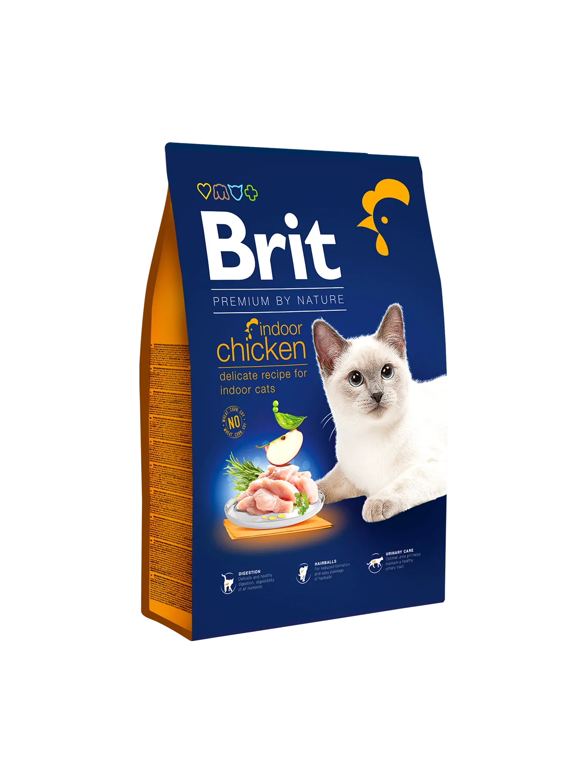 Brit Premium by Nature Cat Indoor (для домашніх котів, курка) 1kg