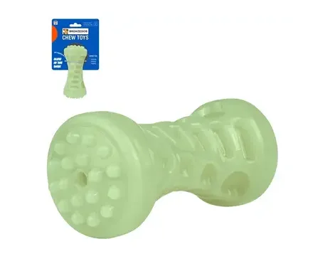 YT96384 Іграшка світлонакопичувальна для собак Bronzedog Chew Bone 5*13см
