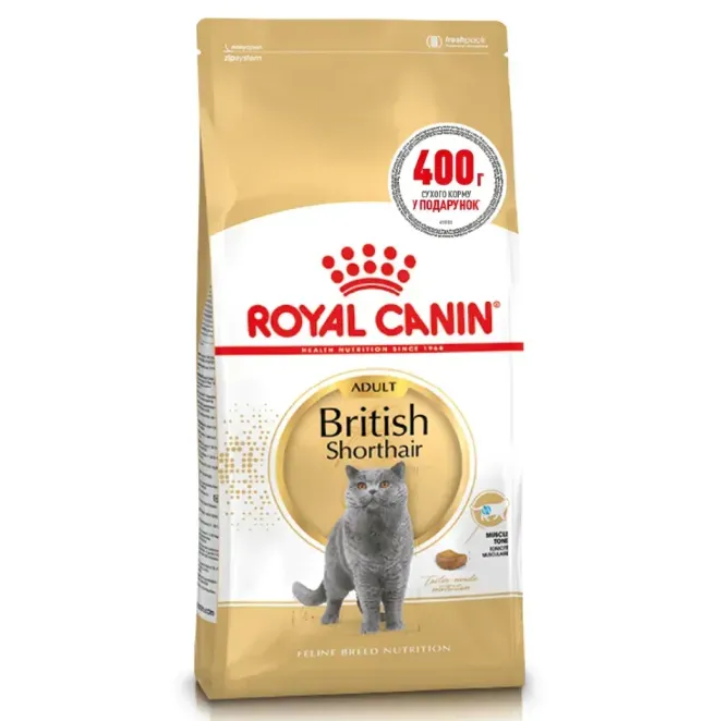 Royal Canin, British Shorthair Adult 1.6+400кг