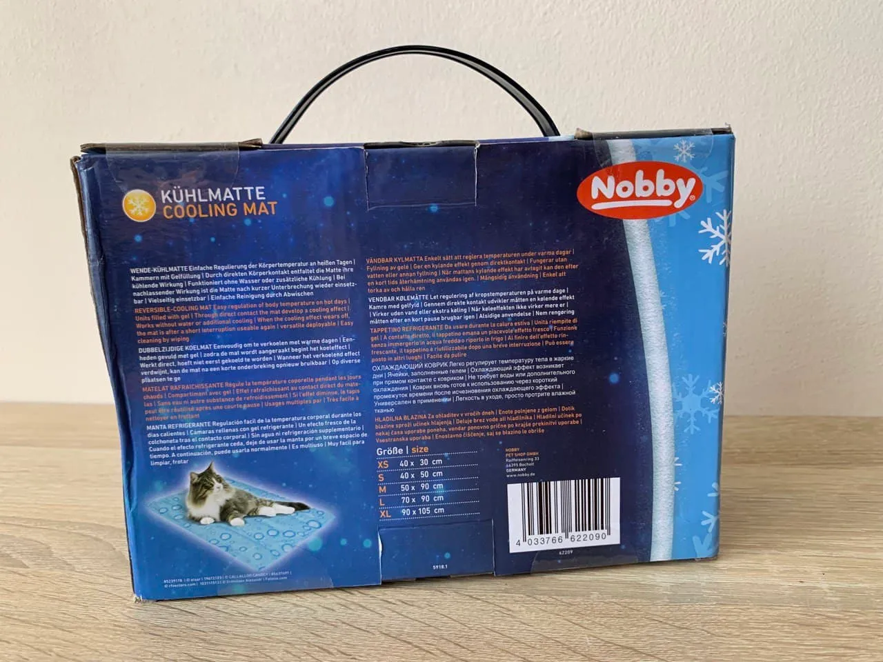 Н 62209 Охолоджуюючий мат S 50*40см, Голубий