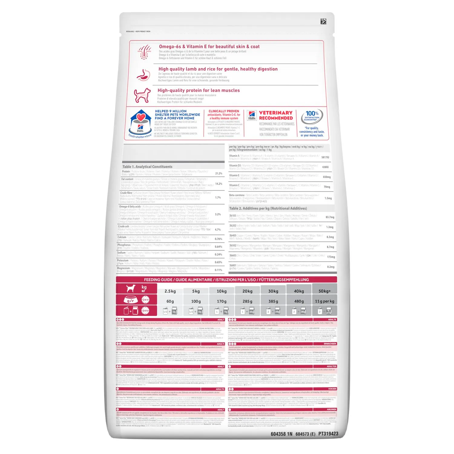 SP Can Adult MD L&R-дорослий собака. Медіум. Ягня та рис -0,8кг