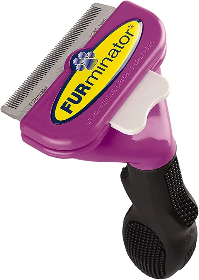 FURminator М 66*5мм з кнопкою для кот коротк.шерсть колір в асорт.