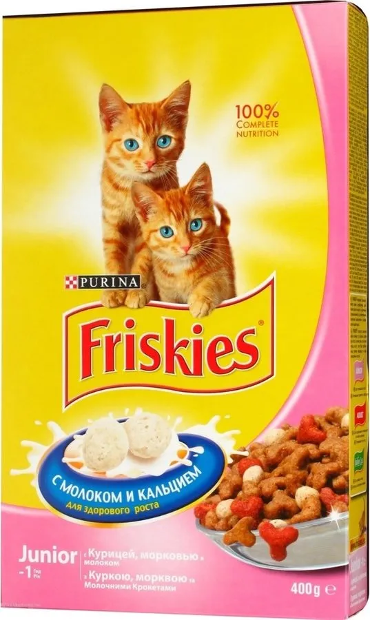 Friskies для кошенят (курка&молоко&морква), 400 г
