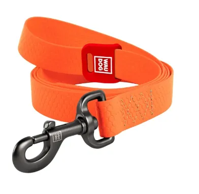 27224 Повідець WAUDOG Waterproof водостійкий Ш 25мм Д 183см помаранчевий