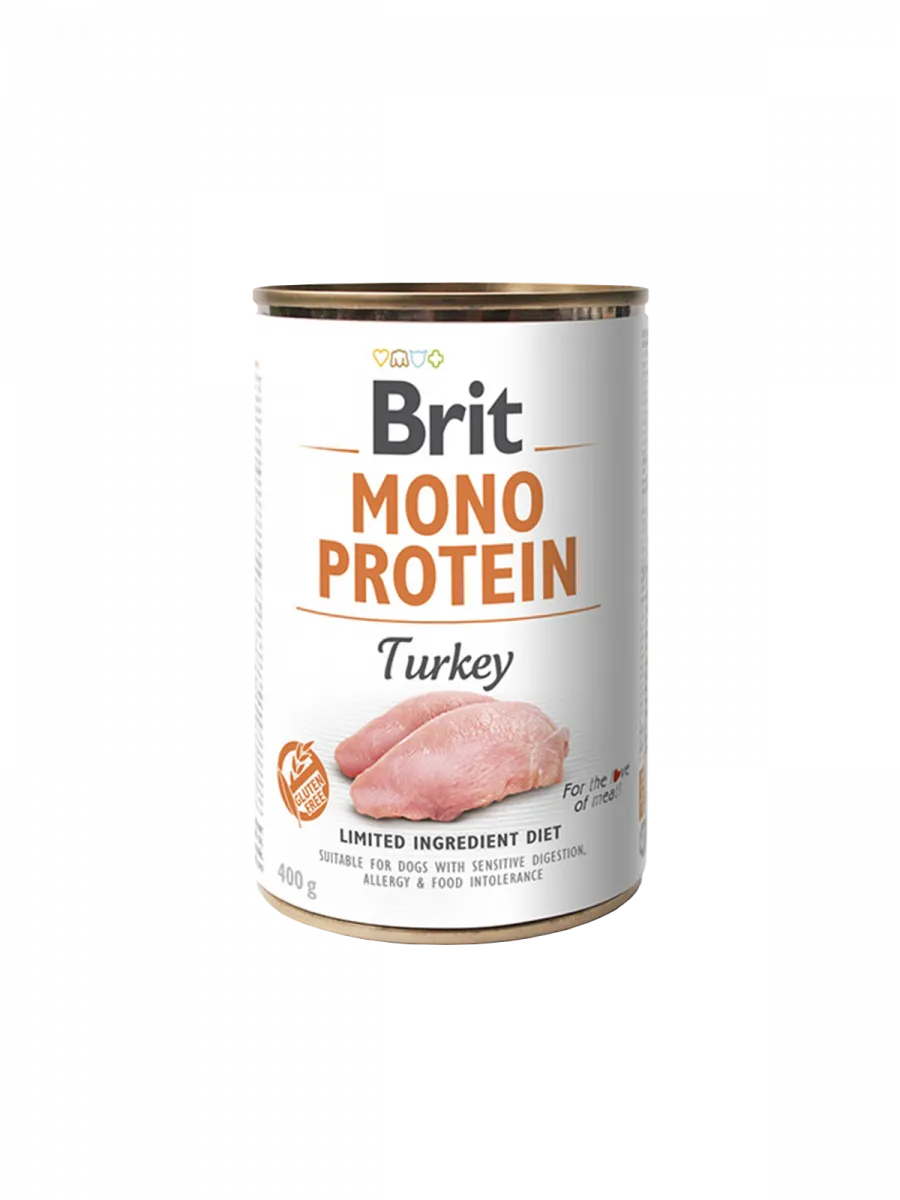 Brit Mono Protein Dog 400g індичка