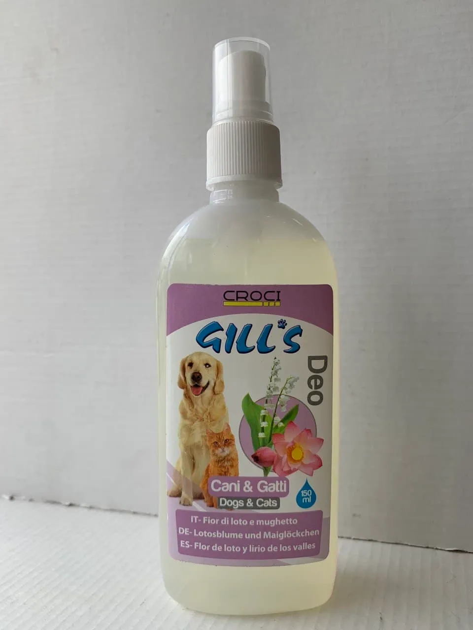 Туалетна вода GILL'S Lotus Flower & Lily для котів і собак 150мл