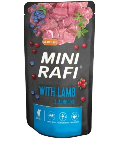 Mini Rafi пауч для собак малих порід з ягням 150г