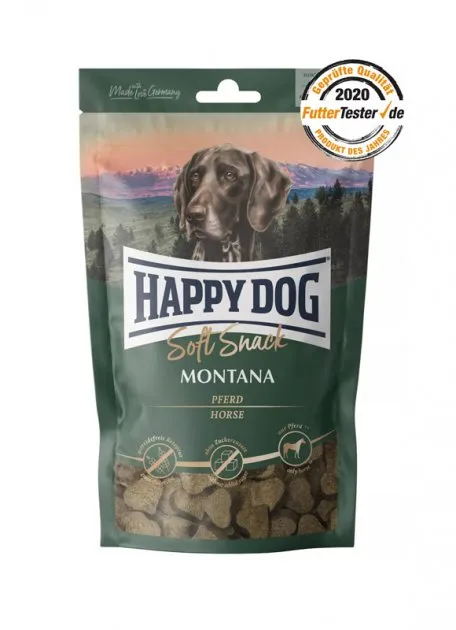 60689 Happy Dog Soft Snack Montana 100g м'які закуски для собак середніх та великих порід з кониною