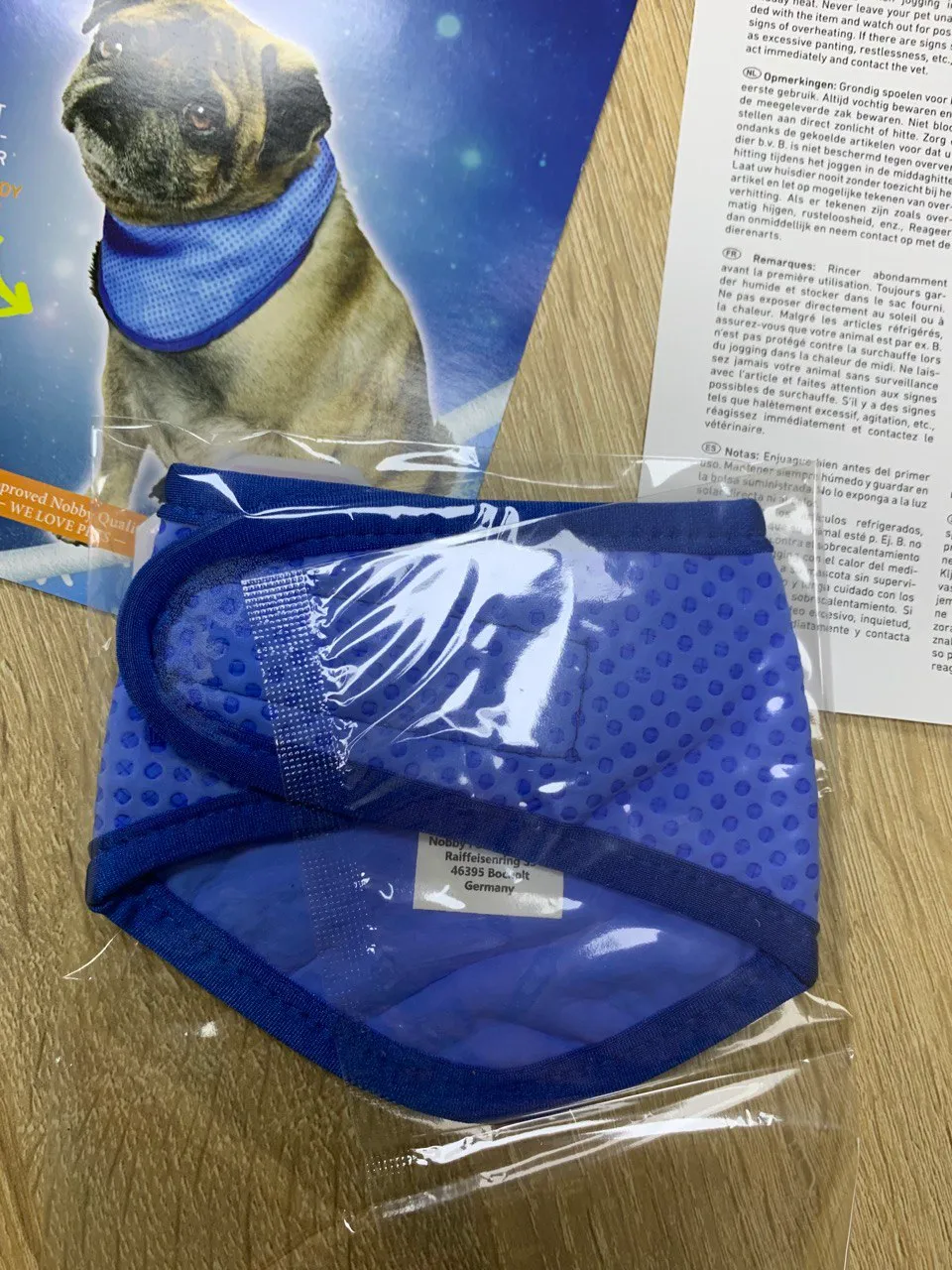 Охолоджуюча бандана Fresh, синя S 18*30см H 62224