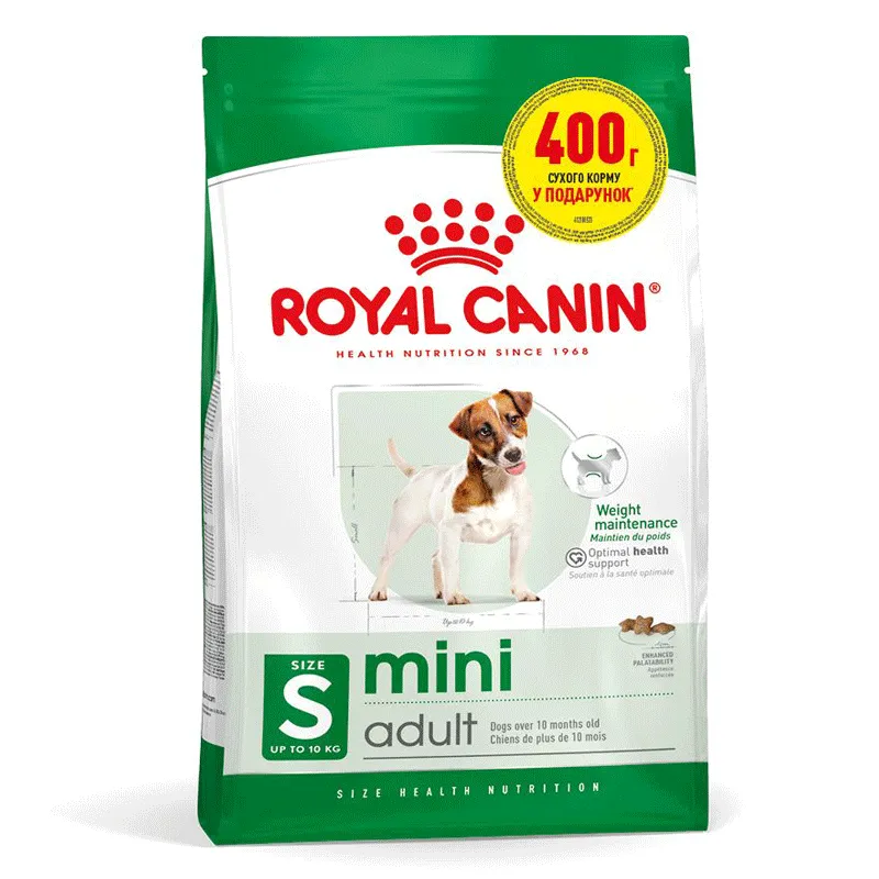 Royal Canin, Mini Adult 1.6+400кг