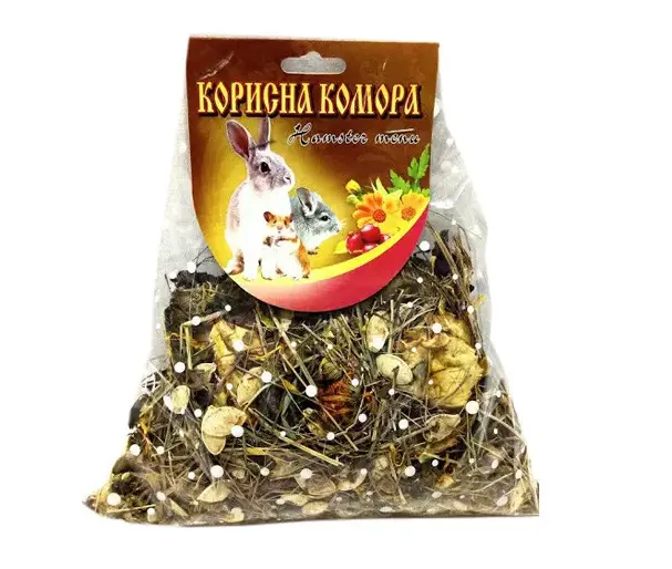 Корисна комора Hamster Menu д/ гризун. (овочі, фрукти, трави, насіння, шипш.) 300г 42165