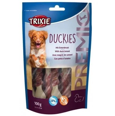 31538 Ласощі для собак Trixie Premio Duckies кістки з качкою 100г