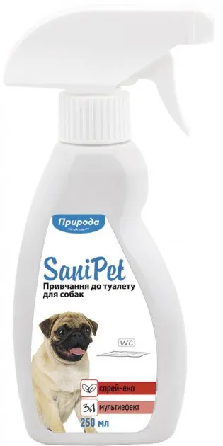 Спрей д/привчання до туалету д/собак SaniPet 250мл
