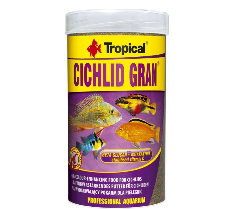 Cichlid Gran 1000ml 550g гранули/корм для цихлід, посилення кольору 60456
