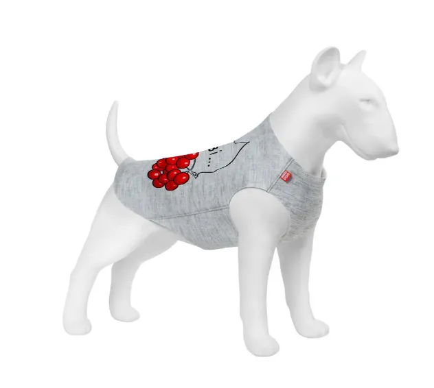 293-0228 Майка для собак WAUDOG Clothes малюнок "Калина", XS30, В 40-346см, С 23-28см