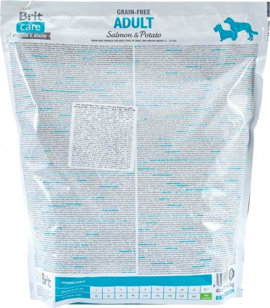 Brit Care GF Adult Medium Breed Salmon & Potato Лосось (для собак до 25кг) 1кг