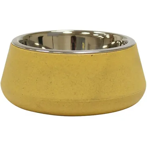 Миска CROCI Bamboo бамбукове волокно/нерж. жовта 0.8л 17см C6159027