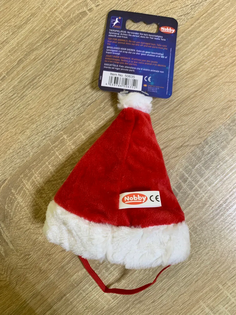 50635 Різдвяна шапочка Xmas червона 18см