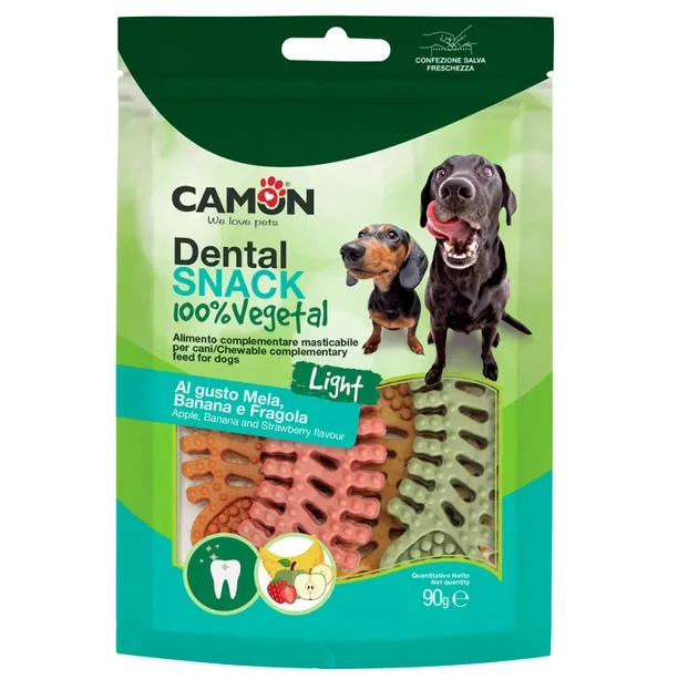 Ласощі Camon Dental Snack Mix рибний скелет 90г 8см AE371