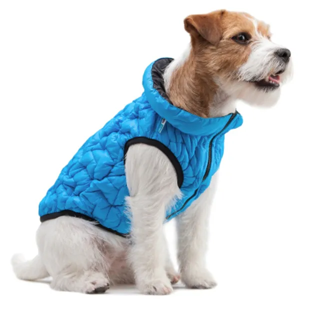 2517 Куртка AiryVest UNI для тварин двостороння XS 28 блакитно-чорна