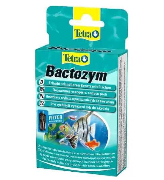 Тetra Bactozym 10 кап на 1000 л живлення для бактерій
