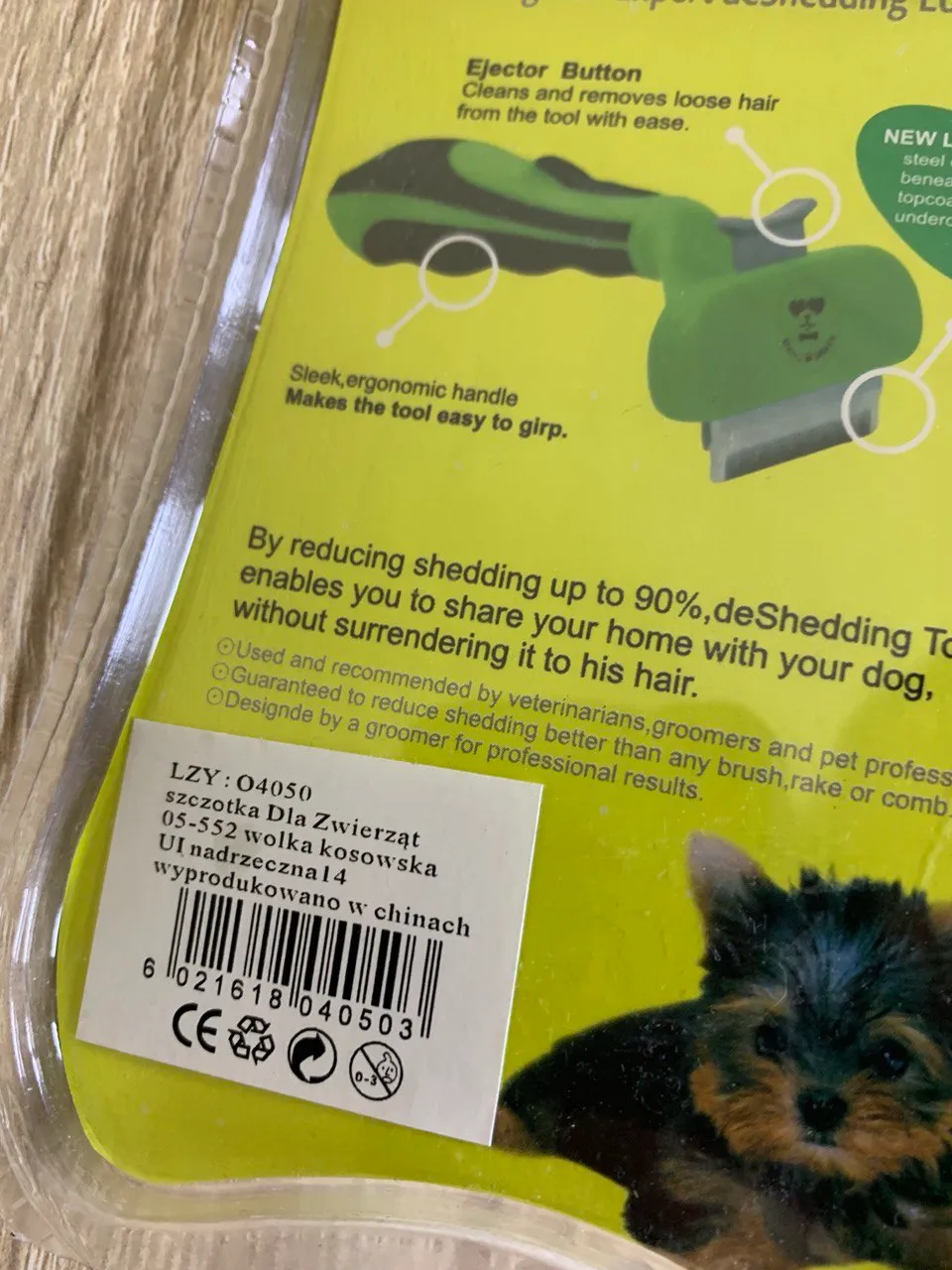 FURminator з кнопкою для маленьких собак з довгою шерстю 45.7мм DeShedding Tool 04050