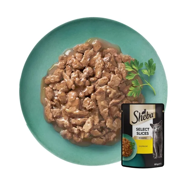Sheba POU з куркою в соусі 85г