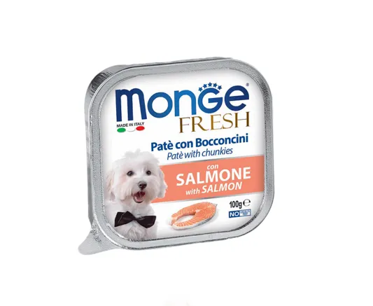 MONGE Fresh Salmon Консервований корм для собак, лосось 100г