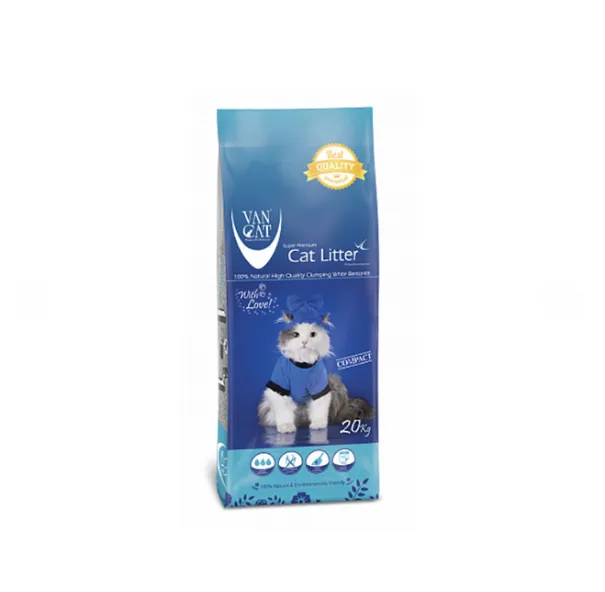 Van Cat Natural Наповнювач туалетів бентонітовий, 20 кг
