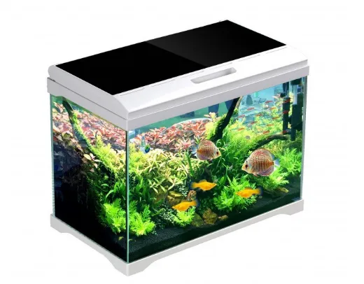 SunSun Акваріум "AT-420B" 30л, 42х23x31см, led, LP-500G біл.